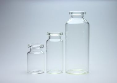 Color transparente de la capacidad de los frascos 2ml 6ml 10ml 20ml del tubo de cristal de Borosilicate