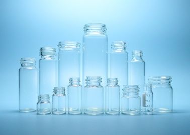 frascos transparentes de la botella de cristal del top del tornillo de 1ml 2ml 5ml 10ml 20ml 30ml