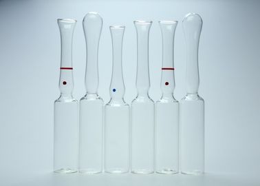 tipo 5ml una ampolla de cristal vacía de la inyección farmacéutica transparente de B C D