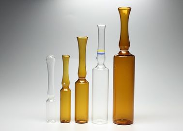 Pequeñas ampollas de cristal vacías 1-20 ml de capacidad para la medicina de la inyección