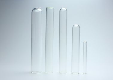 Color modificado para requisitos particulares tubos de ensayo ISO del claro del tamaño del vidrio de Borosilicate certificado