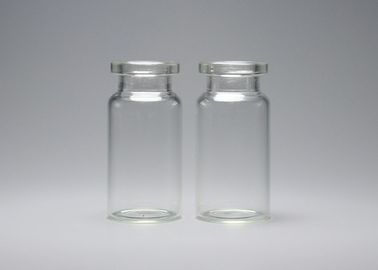 botella de cristal vacía de Borosilicate del cuello de la encrespadura de la farmacia lúcida 8ml