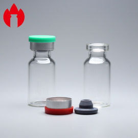 botella de cristal Vial With Flip Off Cap de la vacuna antivirus farmacéutica del claro 3ml