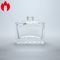 Estampado en caliente de impresión de frasco de vidrio de perfume cuadrado transparente de 20 ml
