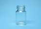 7ml despejan envase superior roscado del frasco de la botella del vidrio de Borosilicate el mini