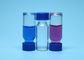 botella de cristal del top cromatográfico transparente del tornillo 1.5ml con los casquillos plásticos