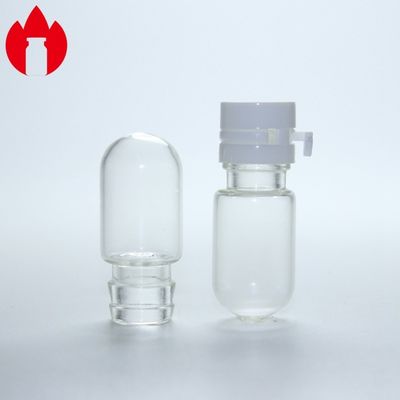1ml Borosilicate Glass Vial Clear Round Bottom for Medicine