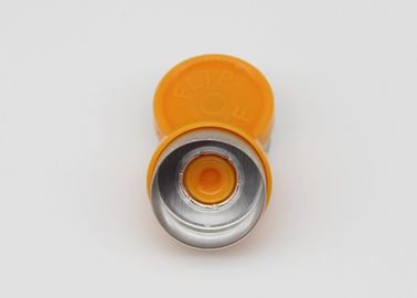 Casquillo plástico de aluminio farmacéutico anaranjado de la combinación de la venta al por mayor 13m m