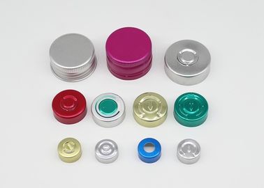 El tirón del frasco de la inyección capsula el material modificado para requisitos particulares 13mm-32m m del aluminio del color