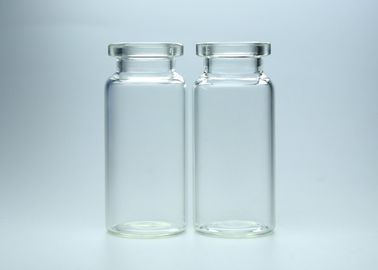 El estándar chino 10ml despeja la botella vacía del cuello de la encrespadura de los frascos de cristal de dósis simple
