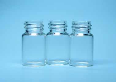 7ml despejan envase superior roscado del frasco de la botella del vidrio de Borosilicate el mini