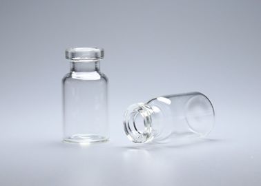 frasco de cristal tubular del Borosilicate bajo vacío transparente 2ml pequeño