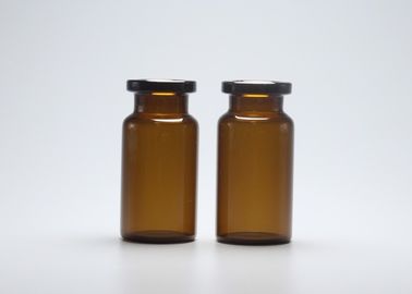 envase de cal sodada del frasco de la botella de cristal de la medicina superior minúscula ambarina 8ml