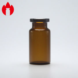envase de cal sodada del frasco de la botella de cristal de la medicina superior minúscula ambarina 8ml