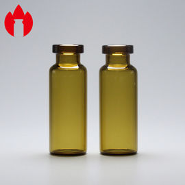 embalaje bajo del frasco del vidrio de Borosilicate de la farmacia del cuello de la encrespadura de 4ml Brown
