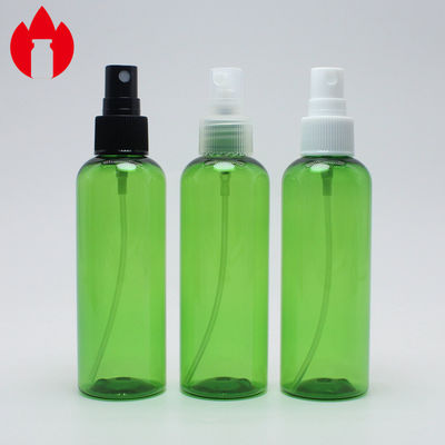 frascos vacíos verdes transparentes del top del tornillo 100ml