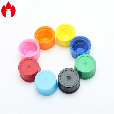 18 mm de material de PP plástico con tapa de tornillo de color azul / verde con enchufe interior