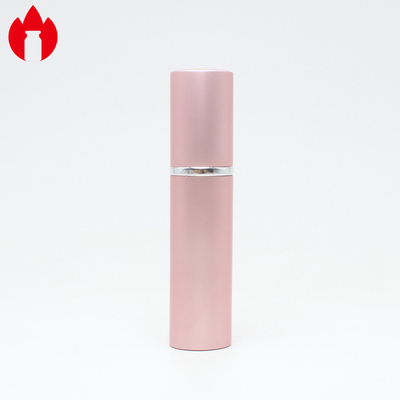 botellas cosméticas de la muestra del perfume del tornillo 10ml de los frascos rosados del top