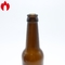 Botella de vidrio de cerveza ámbar de 330 ml Vidrio de cal sodada