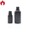Frascos de tapa de rosca de vidrio de aceite esencial negro de 50 ml para cosméticos