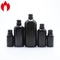 Material de vidrio superior de tornillo de botella de vidrio de aceite esencial negro de 10 ml