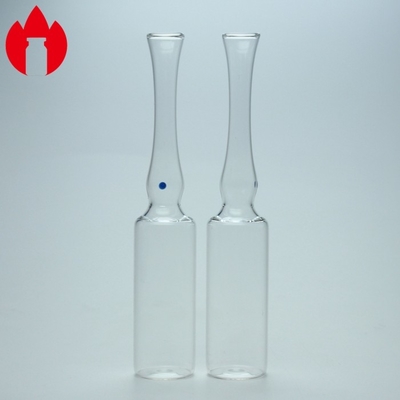 tipo 5ml una ampolla de cristal vacía de la inyección farmacéutica transparente de B C D