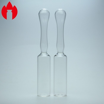 tipo 5ml una ampolla de cristal vacía de la inyección farmacéutica transparente de B C D