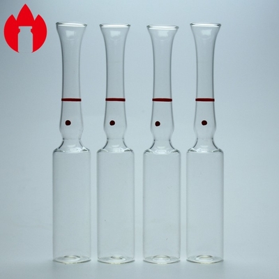 tipo 5ml una ampolla de cristal vacía de la inyección farmacéutica transparente de B C D