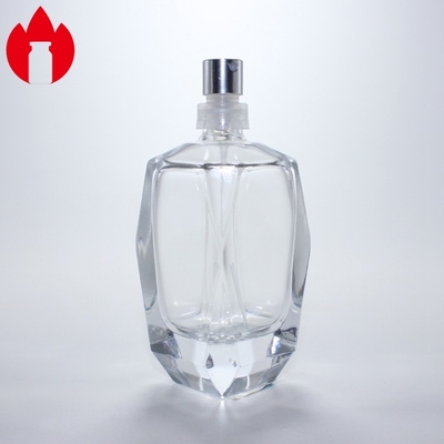 Vial de vidrio de perfume cosmético personalizado con pulverizador de bomba