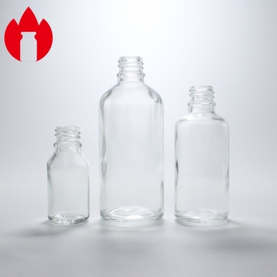 Vial de vidrio de aceite esencial cosmético vacío