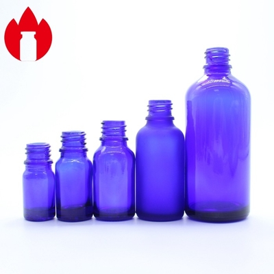 Vial de vidrio de aceite esencial cosmético vacío
