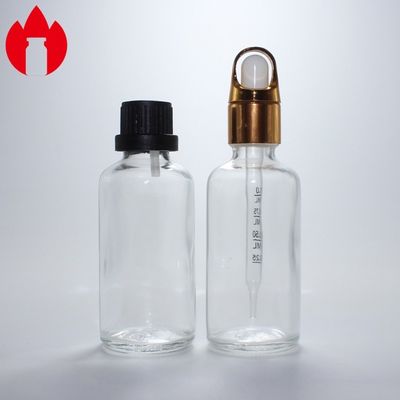 Vial de vidrio para cosméticos de aceite esencial de color verde azul ámbar claro de 50 ml