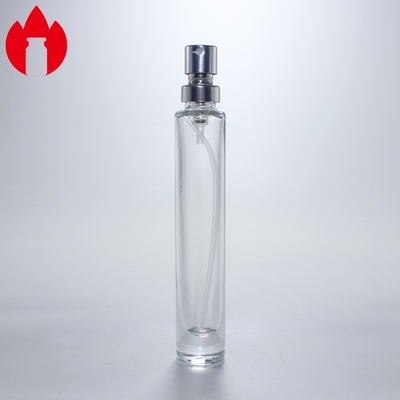 Botella de vidrio de perfume de 10 ml con una bomba de espuma para el cuello transparente