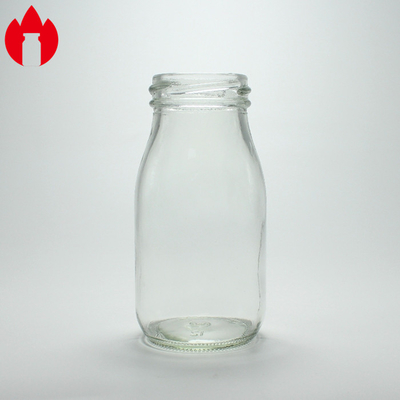 Frasco de vidrio vacío para leche