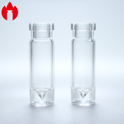 0Vial de vidrio médico de cuello de 2 ml en forma de V.