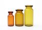 Diversos frascos del tubo de cristal de Brown de las especificaciones para medicinal o cosmético