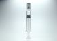 cerradura neutral de Luer de la jeringuilla del vidrio de Borosilicate 2.25ml para médico y cosmético