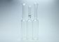 Ampollas inyectables de cristal vacías transparentes/capacidad ambarina del color 10ml