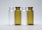 4ml despejan o el envase de cristal tubular medicinal vacío ambarino de la botella del frasco
