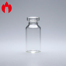 3ml despejan el frasco de cristal del top vacío farmacéutico de la encrespadura con los casquillos
