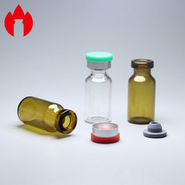 Vial de vidrio de 2 ml a 30 ml Vial de vidrio para inyecciones farmacéuticas de color claro o ámbar