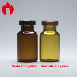 Material transparente o de Brown del tubo de cristal de los frascos 2ml de la capacidad de Borosilicate del vidrio