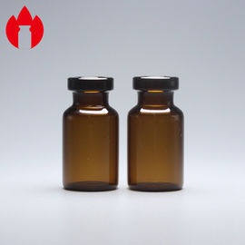 Vial de vidrio marrón de soda caliza para farmacia de 2 ml