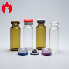 Mini frasco vial de vidrio con tapa de crimpado pequeño