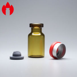 frasco bajo ambarino del tubo de cristal de Borosilicate 2ml usado para la inyección