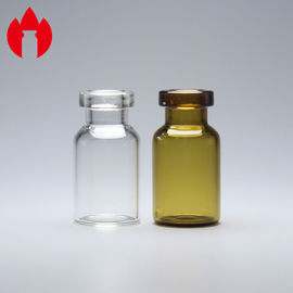 2ml despejan y el frasco bajo médico o cosmético ambarino del vidrio de Borosilicate
