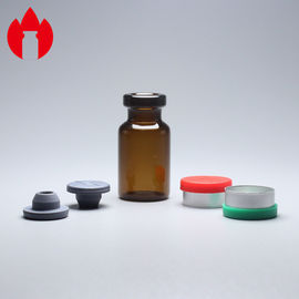Vial de vidrio marrón de soda caliza para farmacia de 2 ml
