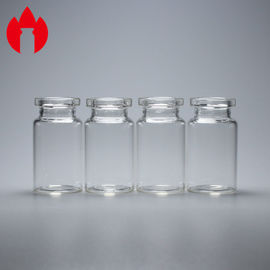 Frascos medicinales transparentes modificados para requisitos particulares del tubo de cristal de Borosilicate 5ml