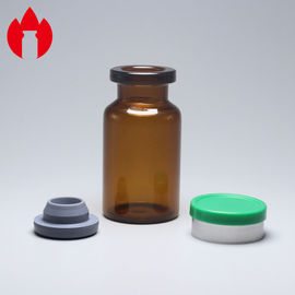 frasco de cristal farmacéutico ambarino 10R