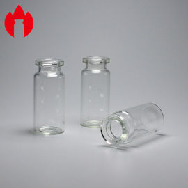 El estándar chino 10ml despeja la botella vacía del cuello de la encrespadura de los frascos de cristal de dósis simple